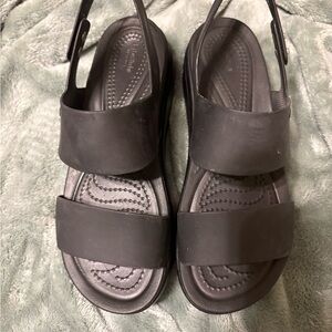 CROCS Black Women's Sandals